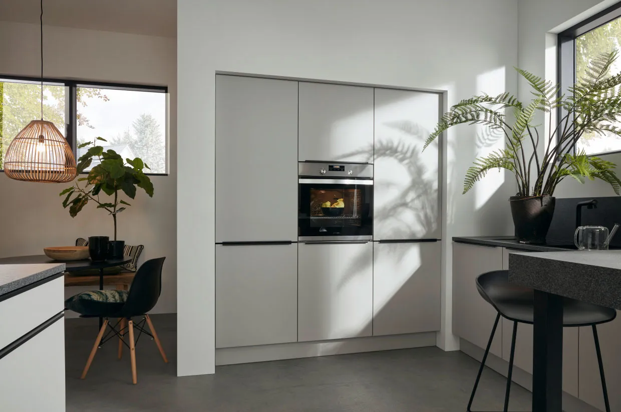 NOLTE Feel Platingrau Softmatt – Backofen
